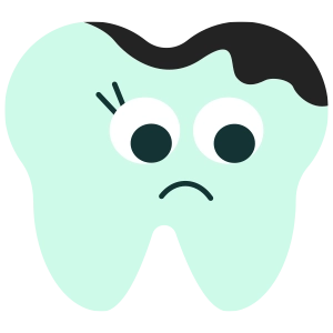 Icono ilustrado de Tratamientos para caries