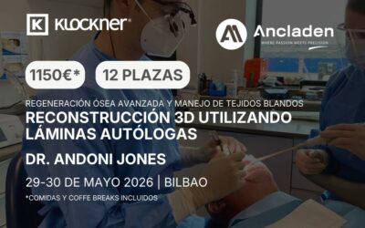 Regeneración ósea avanzada y manejo de tejidos blandos – Curso teórico-práctico de Reconstrucción 3d utilizando láminas autólogas by Dr. Andoni Jones